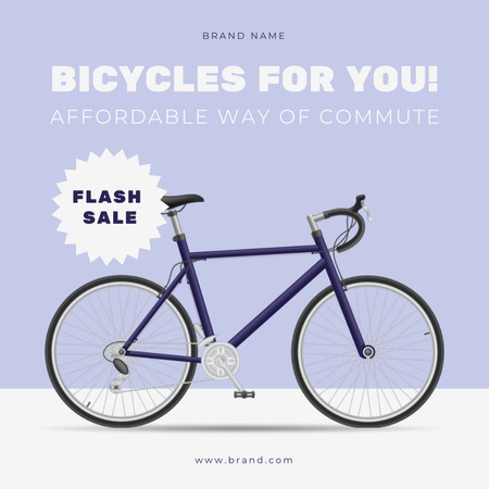 kerékpárok eladási ajánlat Instagram tervezősablon