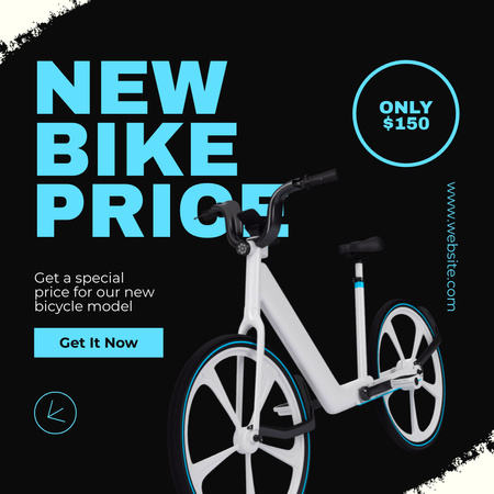 New Price on Bikes Instagram Design Template