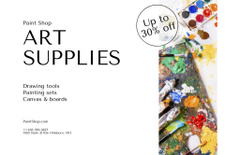 Premium Art Supplies Sale Promotion