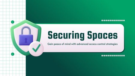 Промо-акция Software Security Solutions на зеленом фоне Title 1680x945px – шаблон для дизайна