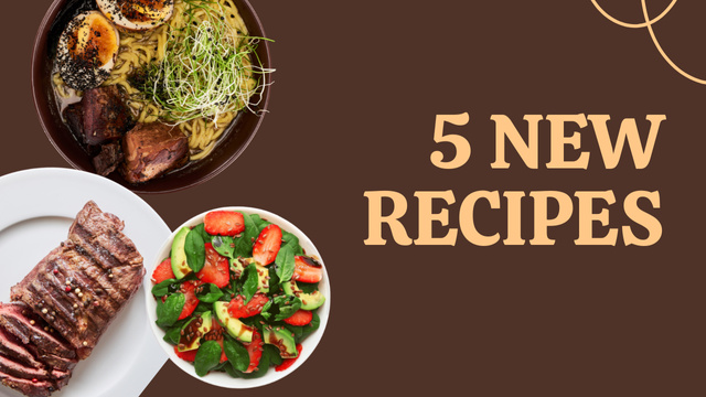 Template di design Spring Meal Recipe Suggestion Youtube Thumbnail