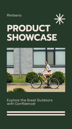 Vitrine de produtos para bicicletas Instagram Story Modelo de Design