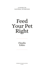 Pet Nutrition Guide with Dog Eating Its Food