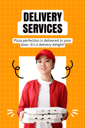 Delivery Services Ad from Fast Casual Restaurant Tumblr Design Template