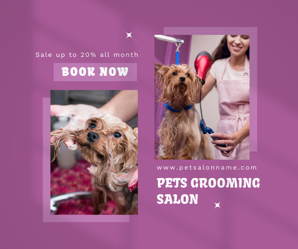 Pets Grooming Salon Ad