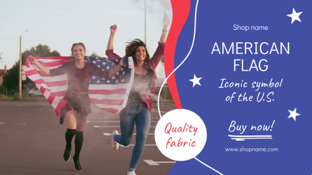 American Flag Purchase Offer Full HD video Design Template