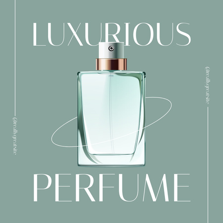 Luxurious Fragrance Ad Instagram tervezősablon