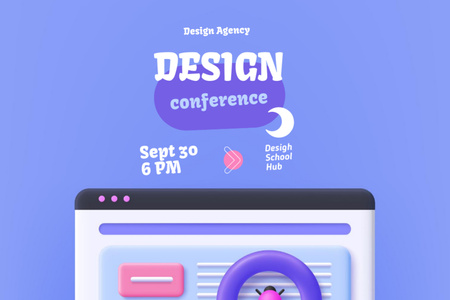 Platilla de diseño Skilled Designers Forum Event Promotion Flyer 4x6in Horizontal
