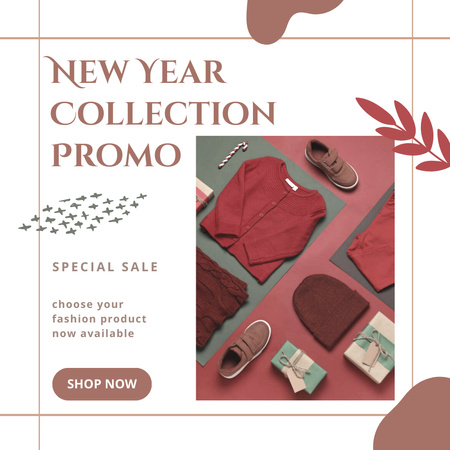 Plantilla de diseño de New Year Collection Special Sale  Instagram 