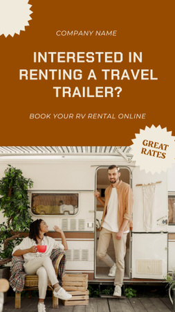 Platilla de diseño Travel Trailer Rental Offer Instagram Video Story