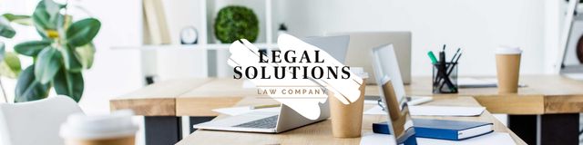 Corporate Legal Solutions LinkedIn Cover – шаблон для дизайну