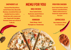 Appetizing Pizza Offer on Yellow