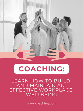 Building Effective Workplace Wellbeing Poster 36x48in Design Template