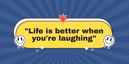 Platilla de diseño Bright Inspirational Quote About Positivity Twitter