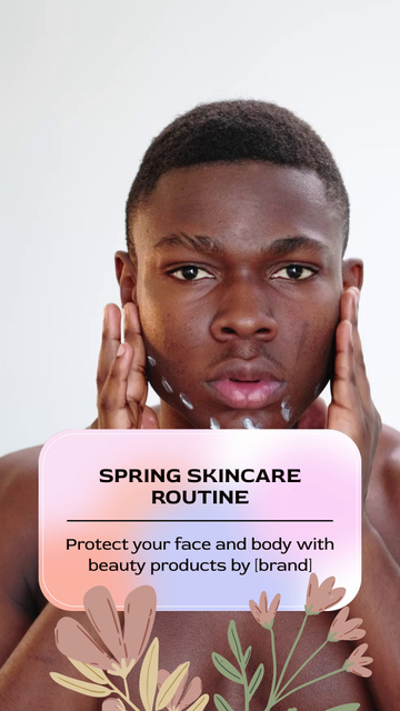 Skincare Products Offer For Face And Body Instagram Video Story Šablona návrhu