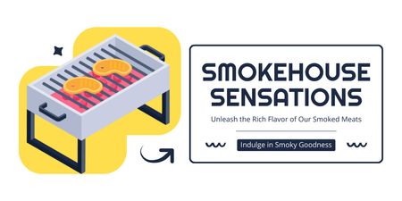 Et Sigara İçmede Sansasyonel Teklifler Twitter Tasarım Şablonu