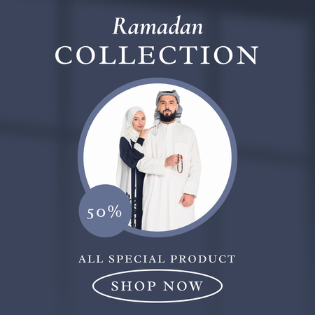 Platilla de diseño Wear Clothing Sale for Couples on Ramadan Instagram