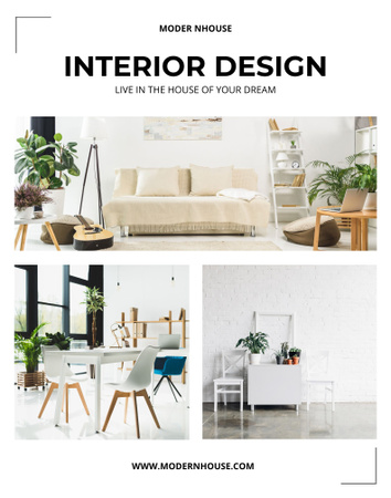 Interior Design Services Offer Poster 22x28in Design Template