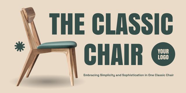Classics Style Chair Offer In Antiques Store Twitter tervezősablon