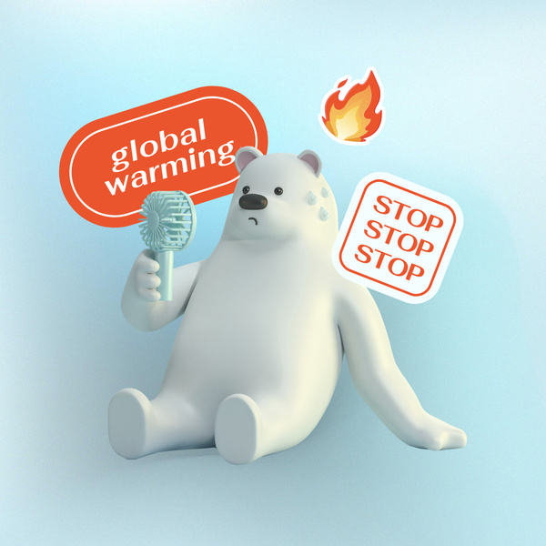 Climate Change Awareness with Polar Bear