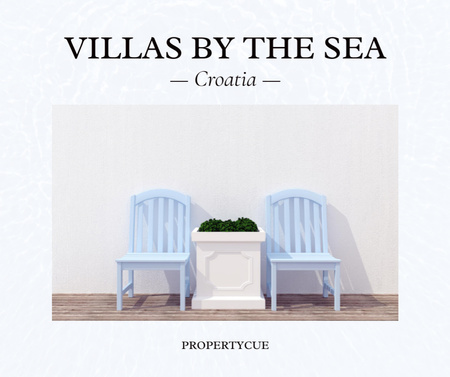 Villas by Sea Rent Offer Facebook Design Template