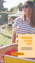 Fundraising Outdoor Party For Handmade And Food Market