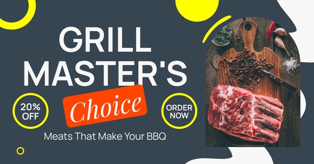 Best Choice for Grilling Facebook ADデザインテンプレート