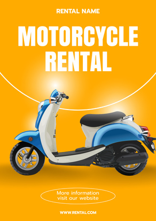 Template di design Scooter Rental Services Poster