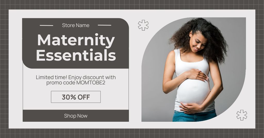 Limited Discount on Essential Products for Pregnancy Facebook AD Šablona návrhu