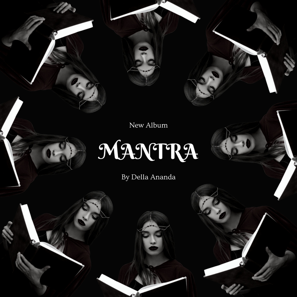 Mantra New Album Album Cover Šablona návrhu