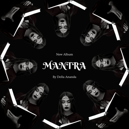 Mantra Novo Álbum Album Cover Modelo de Design
