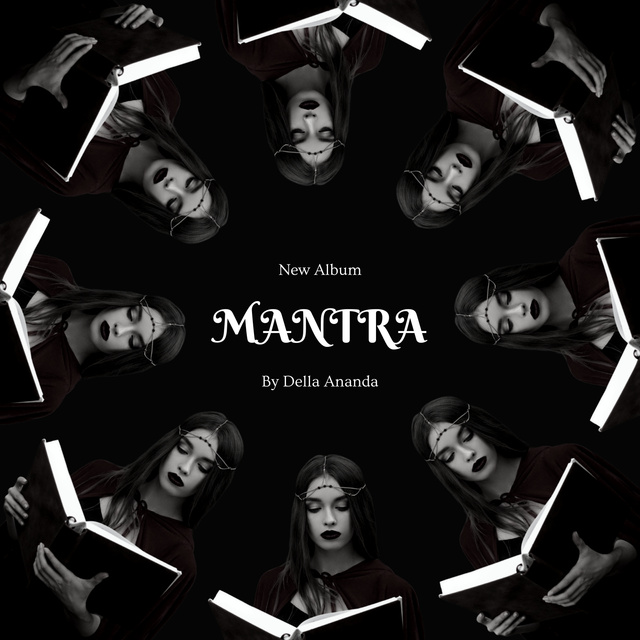 Plantilla de diseño de Mantra New Album Album Cover 