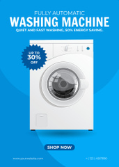 Automatic Washing Machines Sale Blue