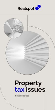 Platilla de diseño Property Tax Issues Graphic