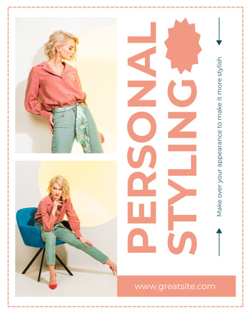 Personal Styling Services Instagram Post Vertical Design Template
