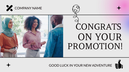 Good Luck Wish For Job Promotion Full HD video Design Template