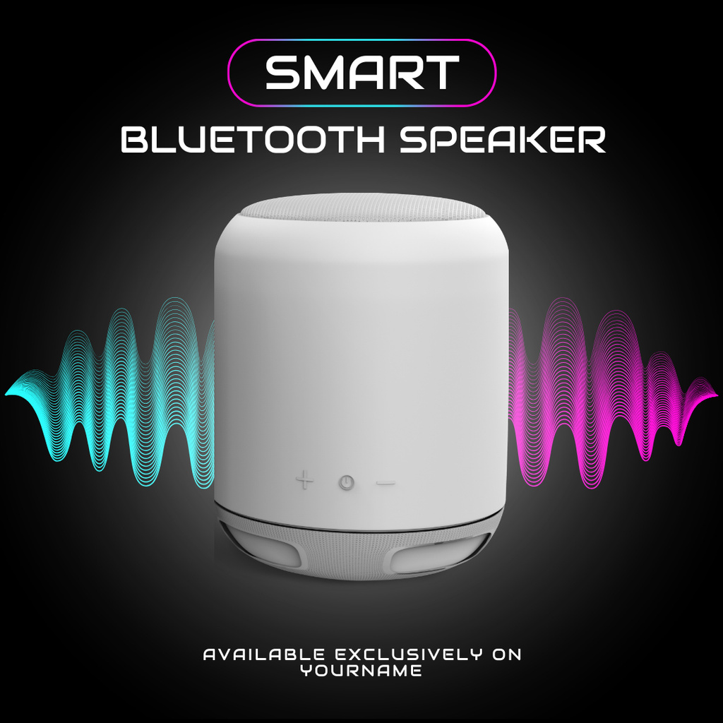 Ontwerpsjabloon van Instagram AD van Discount Offer on Smart Portable Speaker