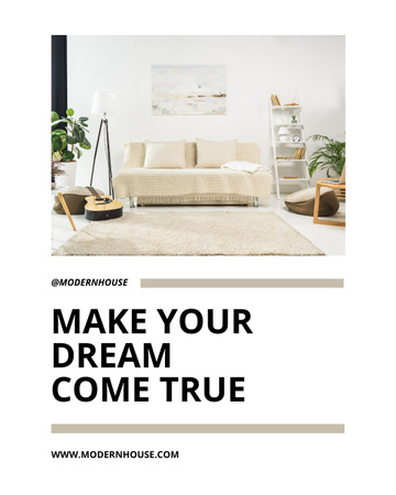 Real Estate of Your Dream Poster 16x20in – шаблон для дизайну