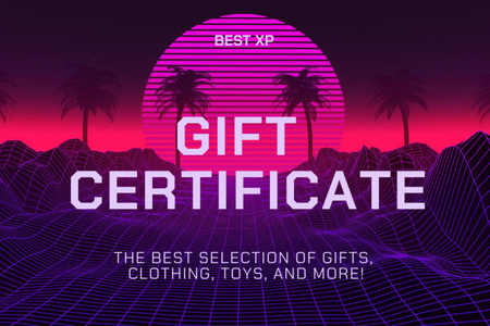 Plantilla de diseño de Gaming Shop Ad Gift Certificate 