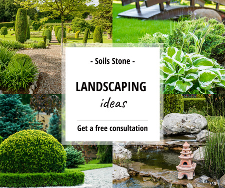 Landscaping Services Offer Facebook tervezősablon