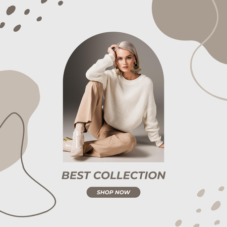 Best Fashion collection Instagram tervezősablon