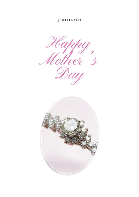 Jewelry Offer on Mother's Day Postcard A5 Vertical tervezősablon