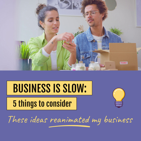 Platilla de diseño Ideas For Small Business Reanimating Animated Post