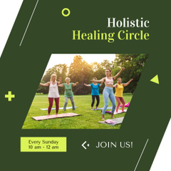 Holistic Healing Circle With Workout And Practices