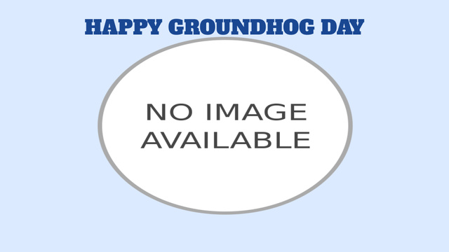 Plantilla de diseño de Happy Groundhog Day with funny animal Full HD video 