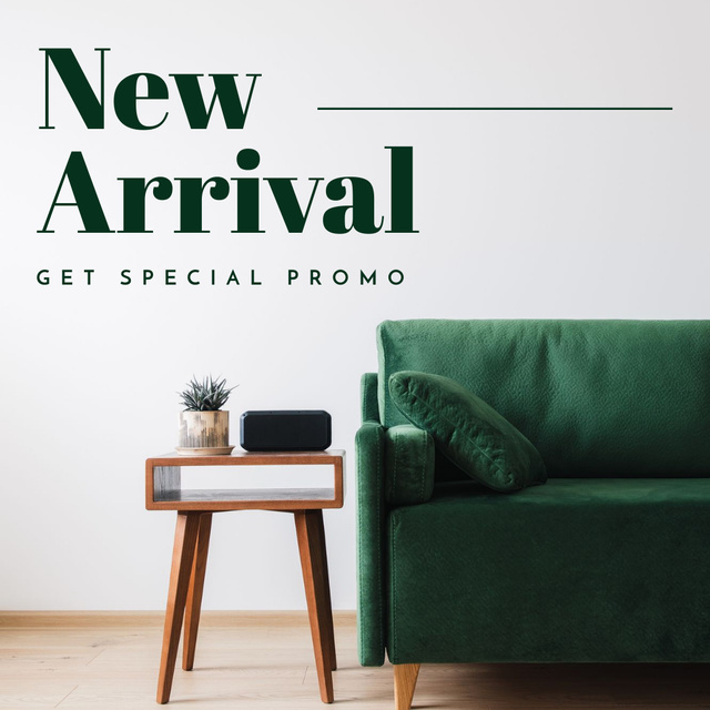 Modèle de visuel New Arrival of Modern Home Furniture - Instagram
