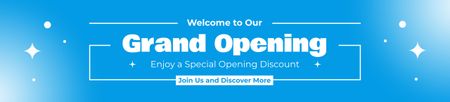 Platilla de diseño Top-notch Grand Opening Event With Discounts Offer Ebay Store Billboard