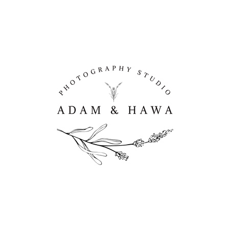 Photography Studio Emblem Logo Design Template