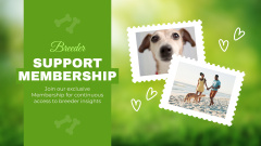Pet Breeder Support Membership Offer With Registration