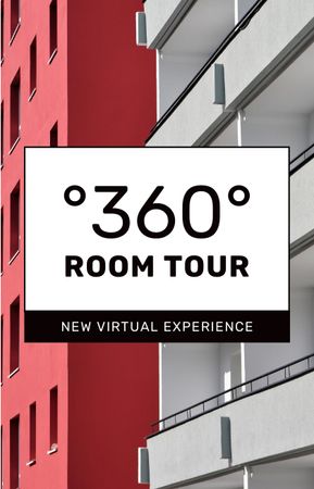 Designvorlage Virtual Room Tour Offer für IGTV Cover